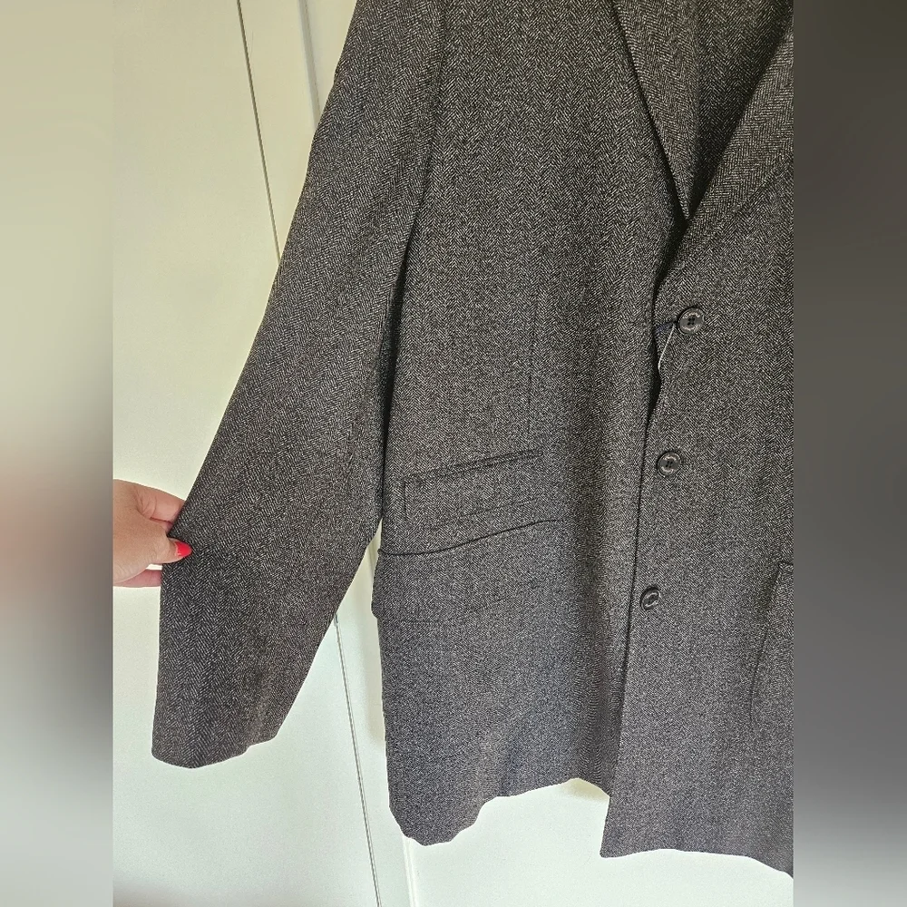 Daniel Cremieux Signature Label Mount Lussari Herringbone Wool Blazer NWT